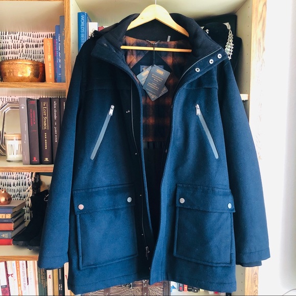 Pendleton // Bainbridge Wool Blend Hooded Coat - Picture 5 of 16